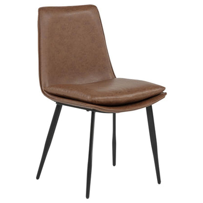 Ortega Upholstered Dining Chair - Coffee Brown