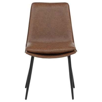 Ortega Upholstered Dining Chair - Coffee Brown