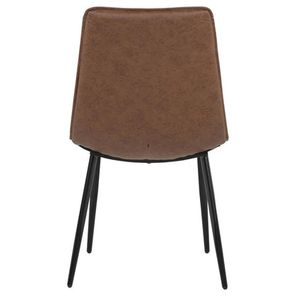 Ortega Upholstered Dining Chair - Coffee Brown