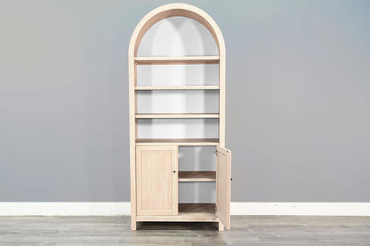 Sunny Designs Arched Top Cabinet w/Doors - Natural