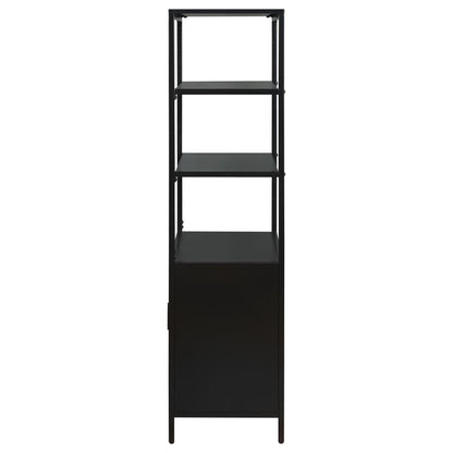 Amherst Accent Cabinet w/Rattan Doors - Black