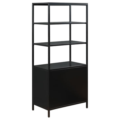 Amherst Accent Cabinet w/Rattan Doors - Black