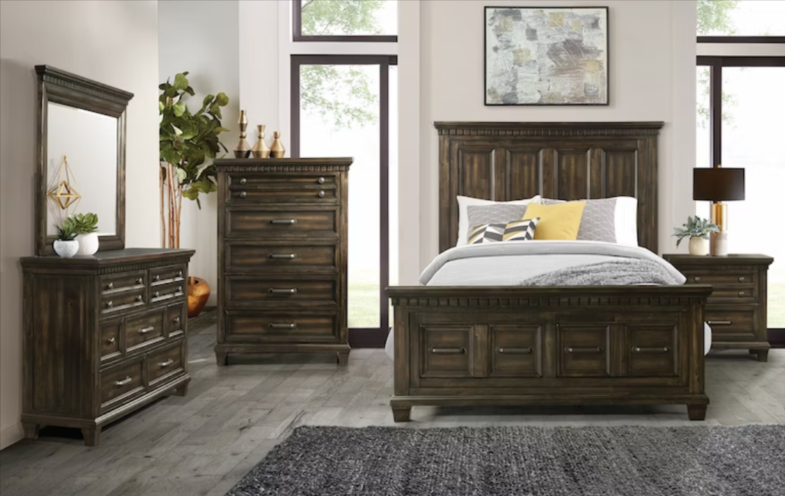 McCoy Collection Storage Bed - Charcoal