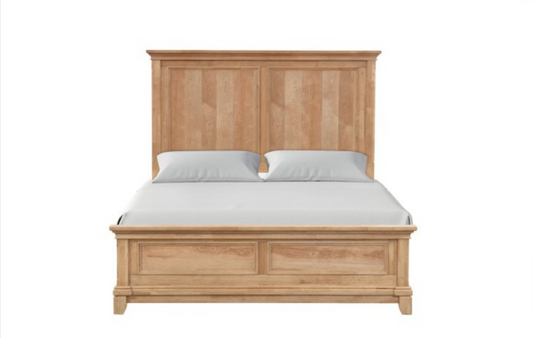 McHenry Farmhouse Panel Bed - Natural