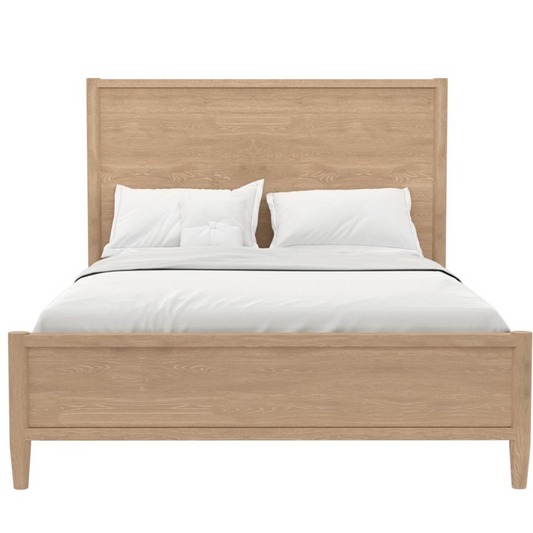Sinclair Panel Bed - Natural